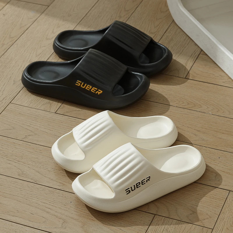 踩屎感拖鞋女夏季室内家居家用外穿情侣浴室防滑静音厚底拖鞋男夏