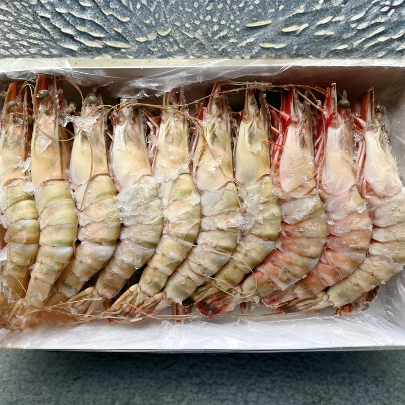 连云港发 红虎虾 18-20只装 肉质Q弹净重约1.8-2斤