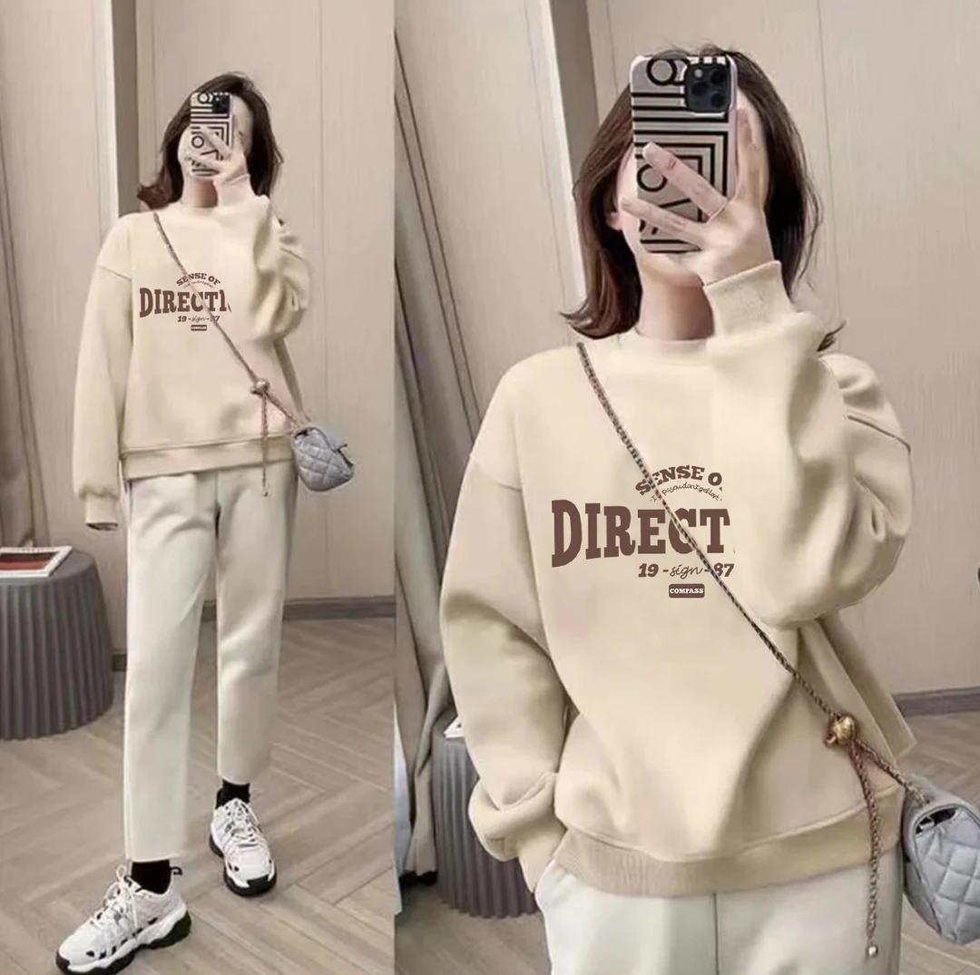 1472时尚百搭男女情侣款青春设计感情侣INS圆领卫衣-字母1987