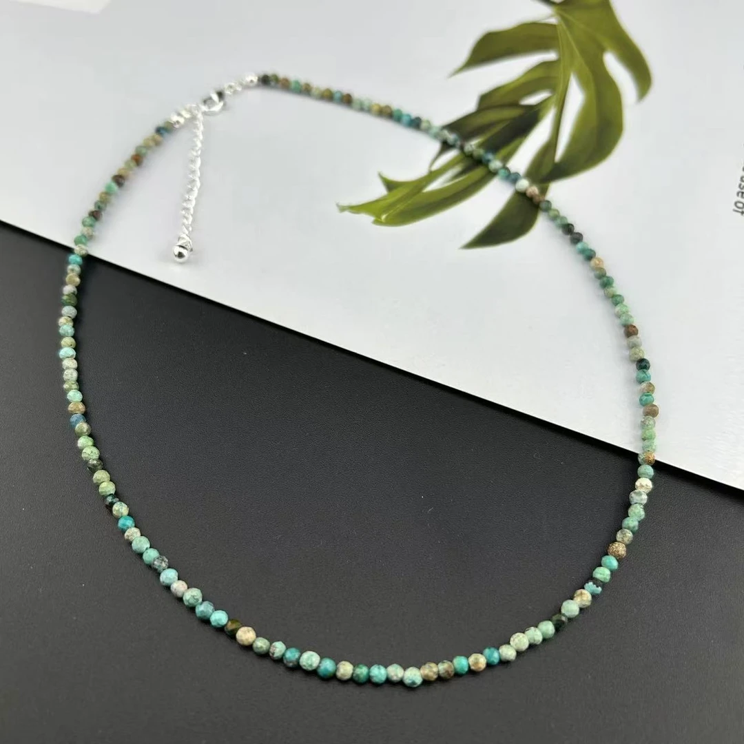 链子925银 0360YOUPLUS绿色松松素链项链