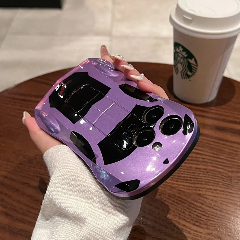 创意小蛮腰跑车新款适用苹果17promax手机壳iphone16pro潮流网红