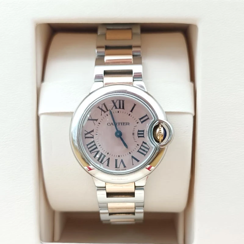 95新 Cartier/卡地亚 卡地亚/Cartier 蓝气球系列精钢551660RX