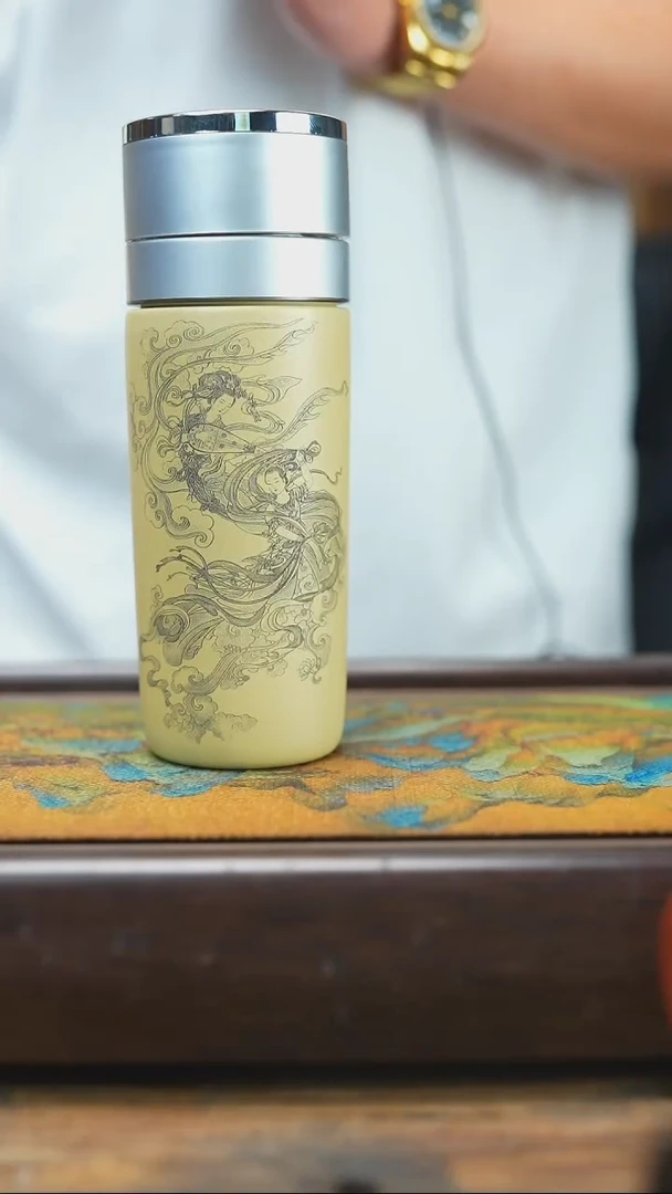 【闪购商品】紫砂茶杯8.25 本绿 车载杯