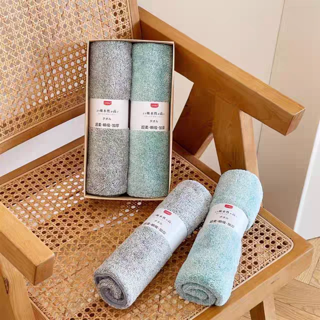 雪花绒珊瑚绒超柔吸水速干男女通用成人毛巾洗澡巾