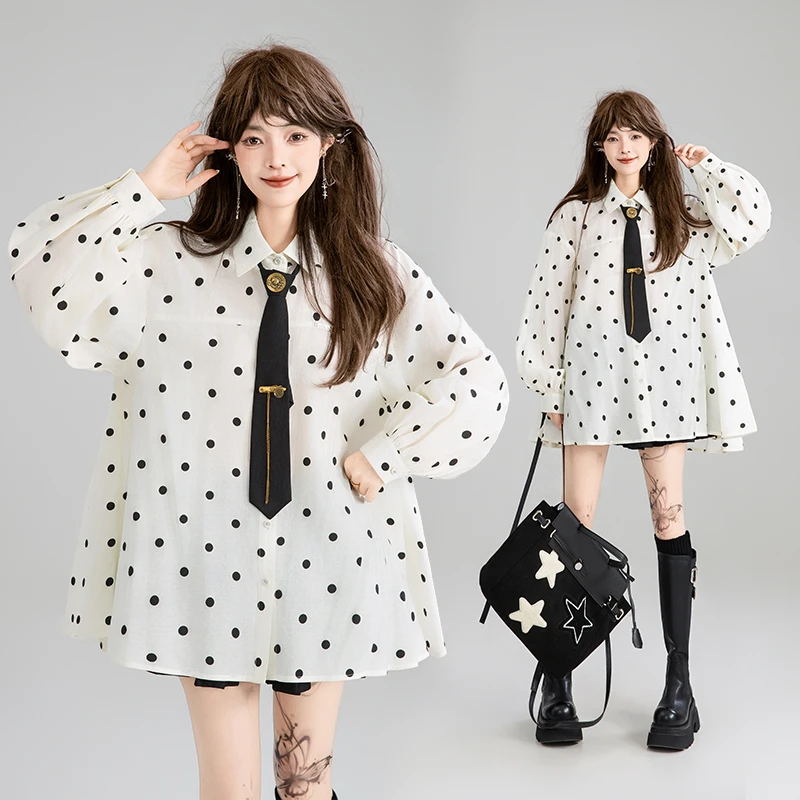 KEIKO [可拆卸金属扣饰]复古学院风黑色领带女懒人免打西装小领带