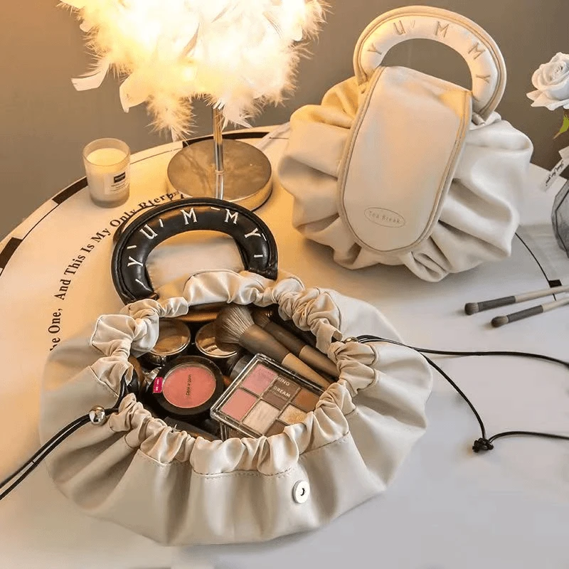 优选PU都市轻奢简约风化妆包大容量便携防水懒人收纳化妆包旅行包