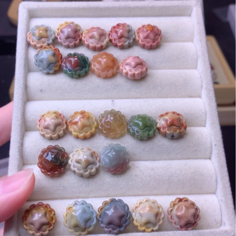 【闪购商品】石英质玉珠宝半成品未镶嵌