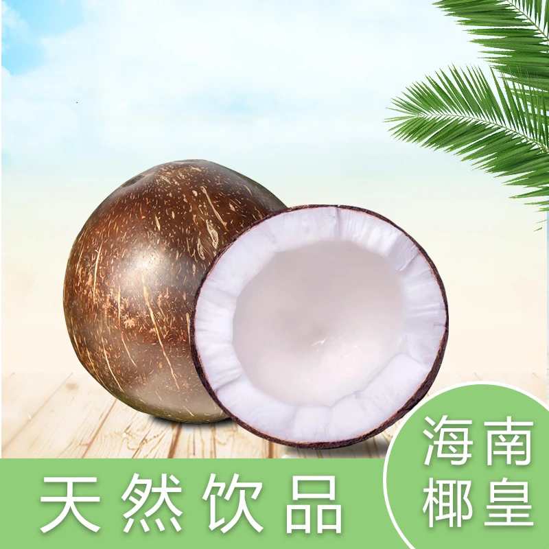 海南椰皇纯天然椰子扒皮打磨椰皇6个装孕妇小孩饮品坏果包赔