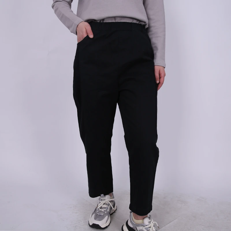 J女装瑕疵品3992001拼接时尚百搭休闲女士薄款锥形裤修身显瘦裤子