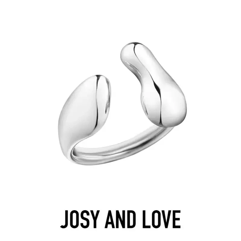 josyandlove凝聚月光流体金属开口冷淡风NG-RG01小众ins