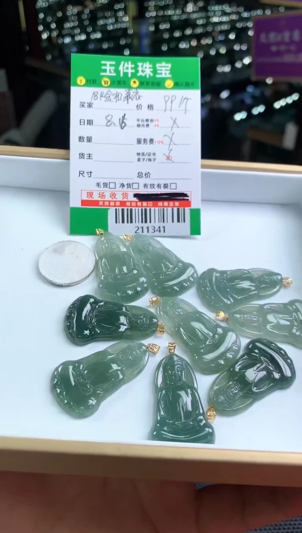 【闪购商品】翡翠吊坠(不含链)未镶嵌-211341-多样性发其一