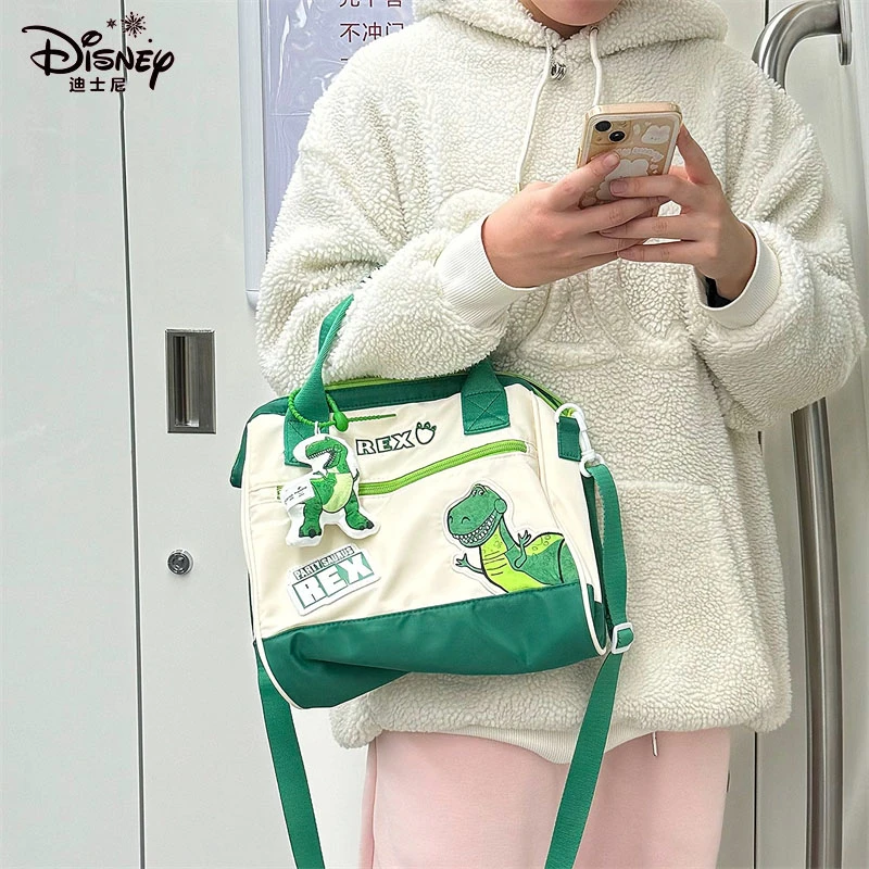 Disney/迪士尼正版抱抱龙手提包包大容量学生可爱单肩包袋可斜挎