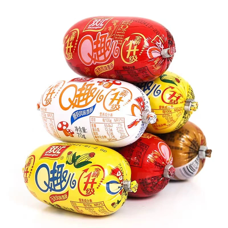 双汇Q趣儿火腿肠香辣玉米香肠新鲜营养QQ肠开袋即食香肠地道肠