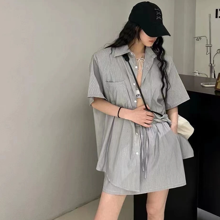 辣妹整款休闲时尚夏季小众设计感女装