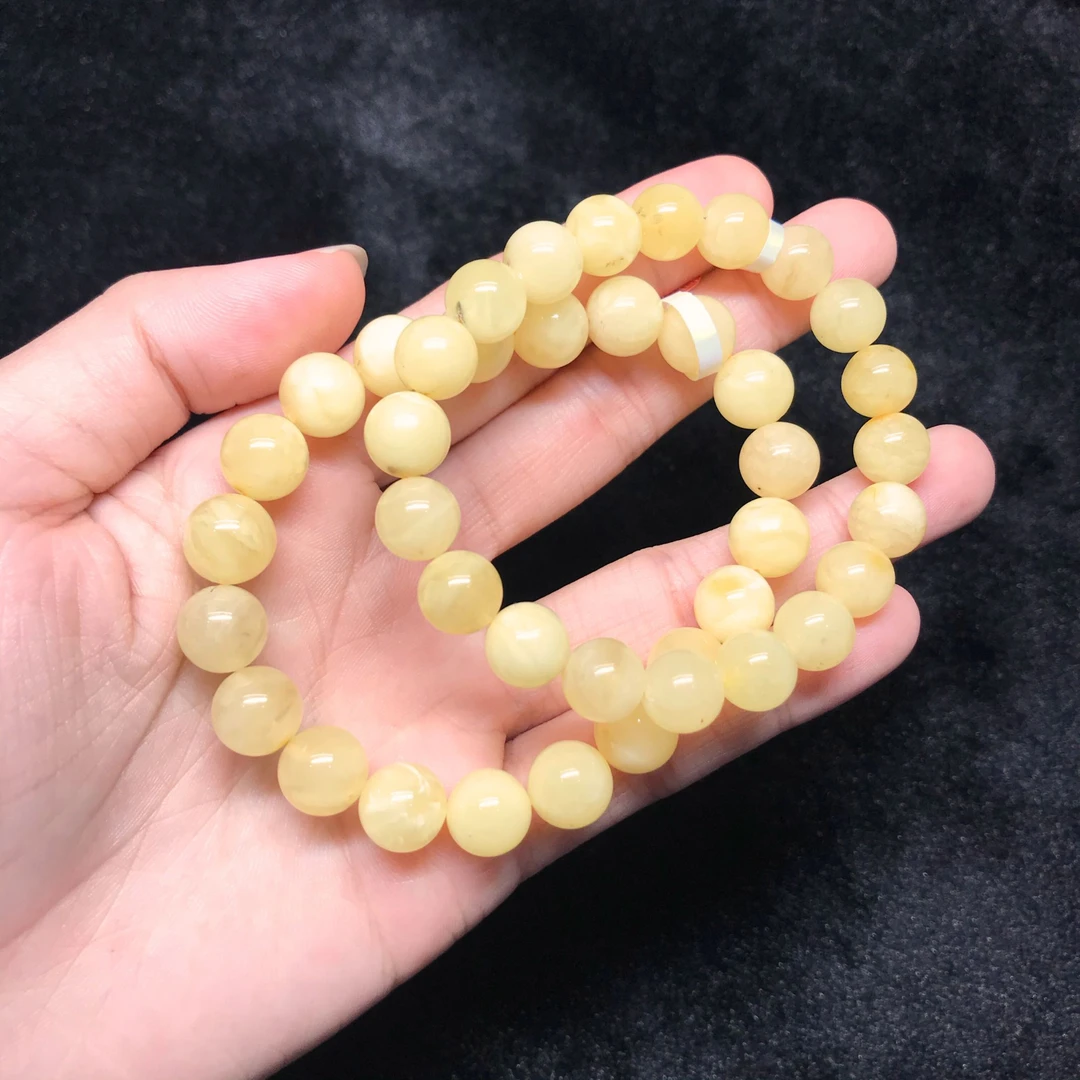 蜜蜡圆珠手串-多样性只发其中一个-Y8