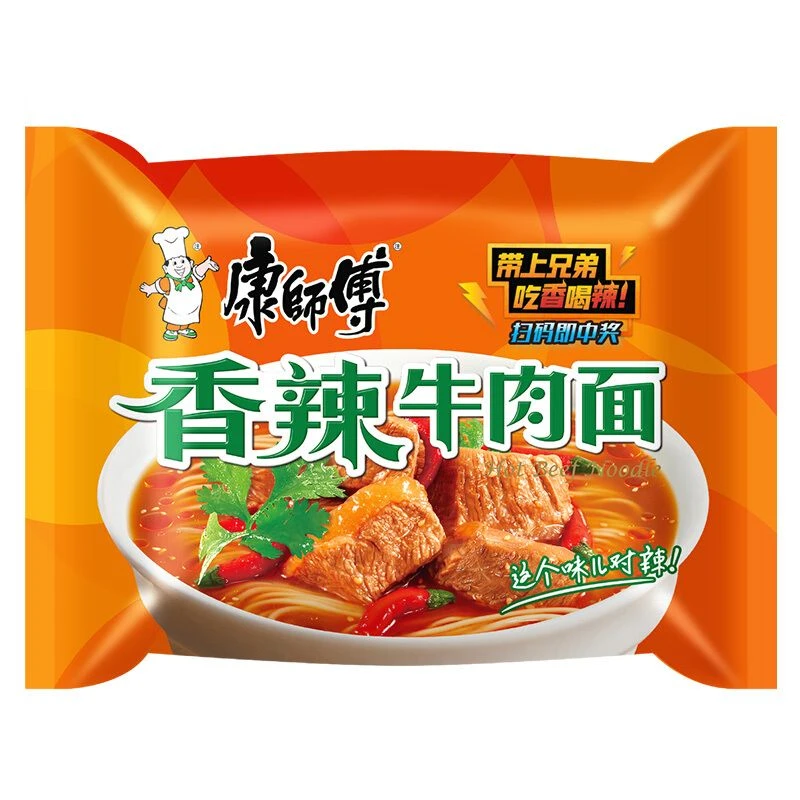 康师傅面香辣牛肉袋100g/包