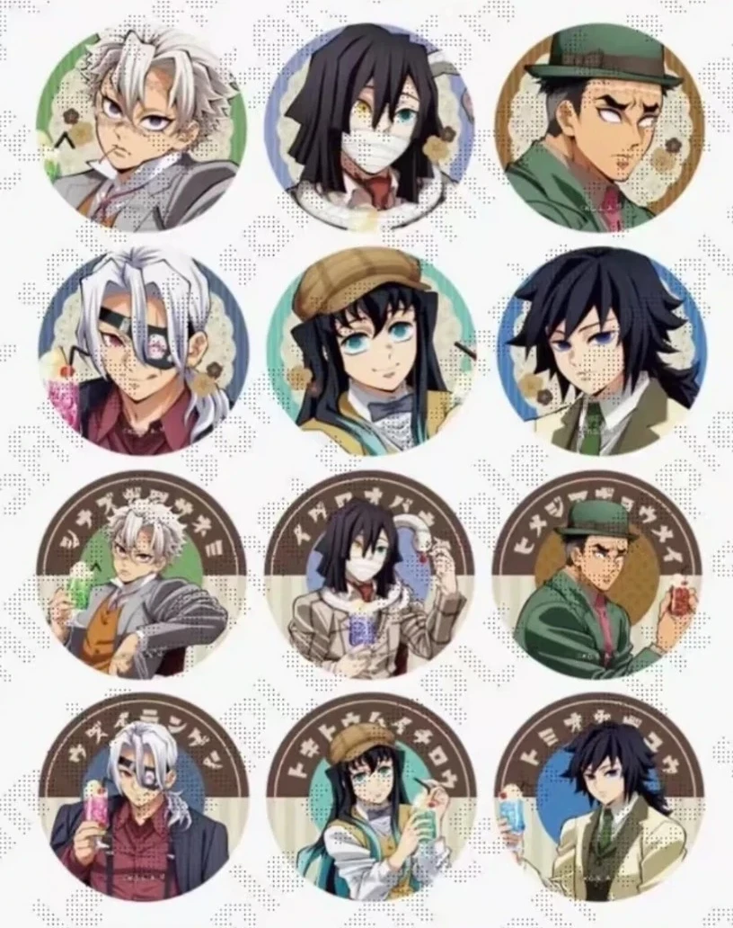 【毛死坑拆卡】鬼灭之刃 agf限定 茶歇吧唧立牌拍立得 （默认代拆）