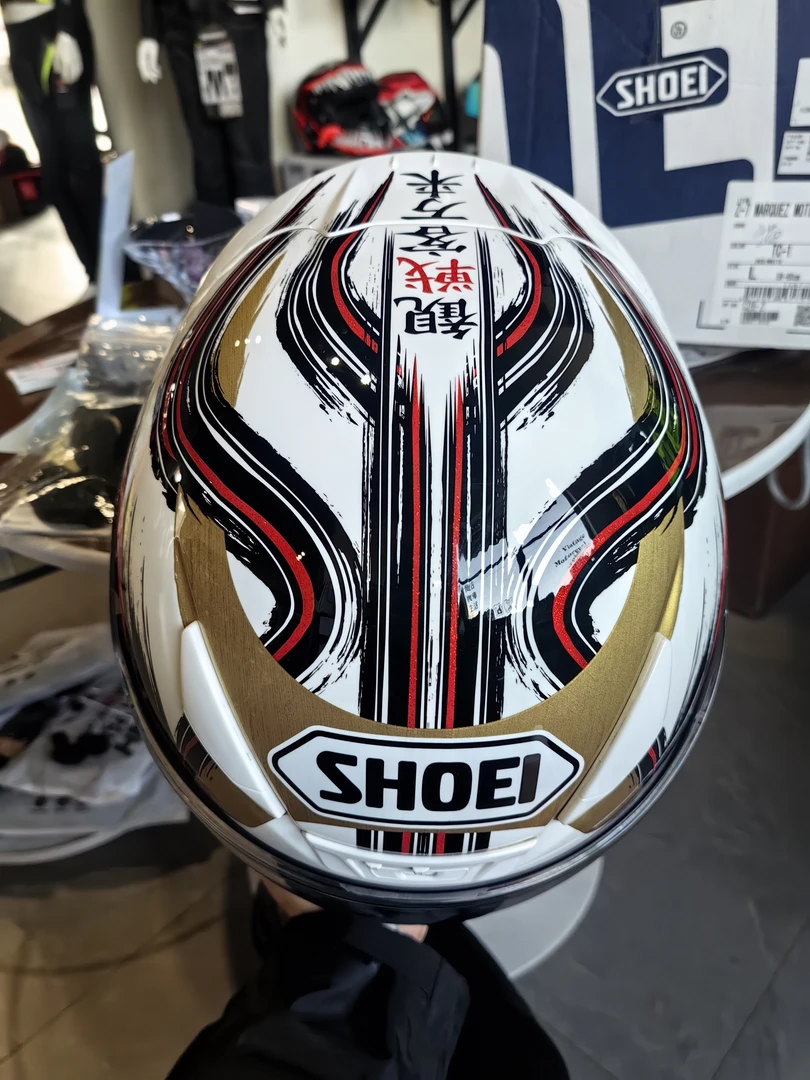 SHOEI Z7招财猫头盔M码95新无摔无碰包装配件齐全内衬干净无味