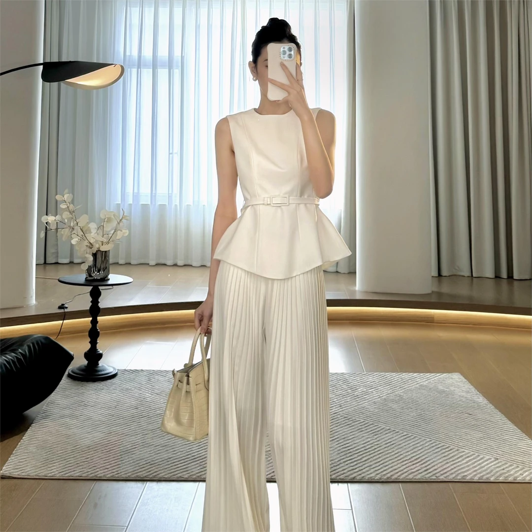 现货【财阀夫人】气质名媛小香风休套装XK0131