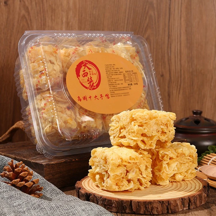 高明手信大西装手工沙琪玛礼盒320克传统营养浓郁美味松软