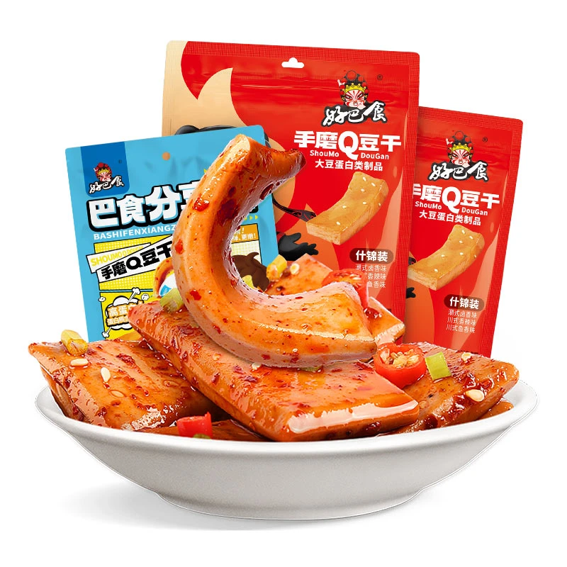 【经典袋装】南溪手磨q豆干什锦装468g混合爽滑