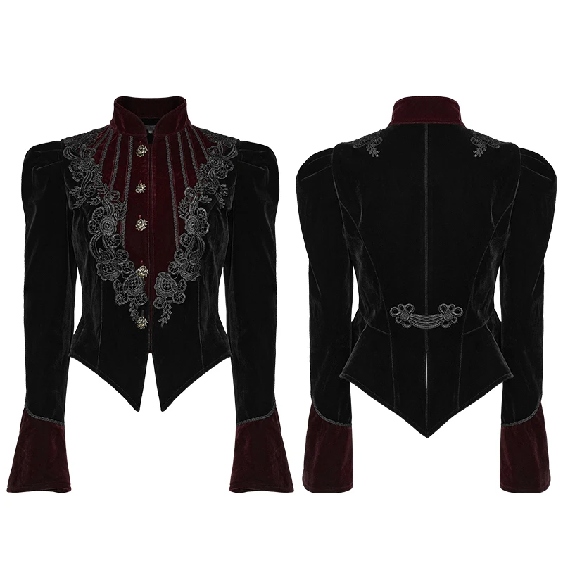 PUNK RAVE哥特剪刀尾礼服短外套衫Y-769