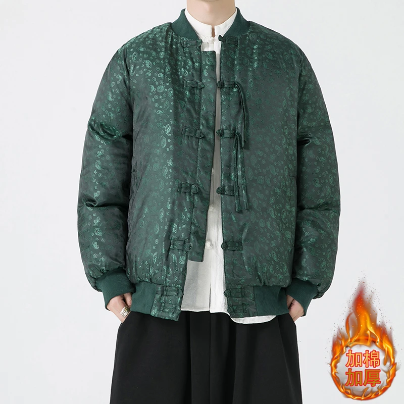 唐装男中国风棉衣男士加厚棉服复古式汉服盘扣棉袄冬季保暖外套潮