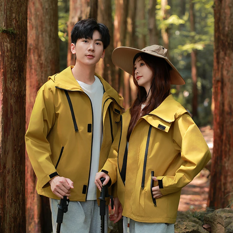 HFJY/和锋金羽春夏季外套男女冲锋衣2024新款小个子登山服户外服