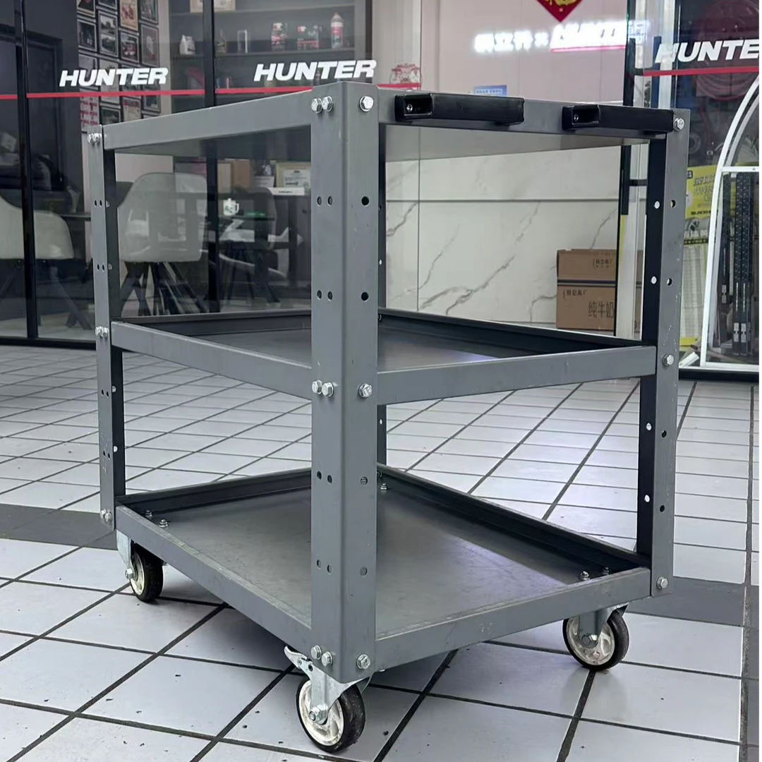重型零件推车承载300公斤（780✖️550✖️880mm）层板1.5立柱2.5轧硬板