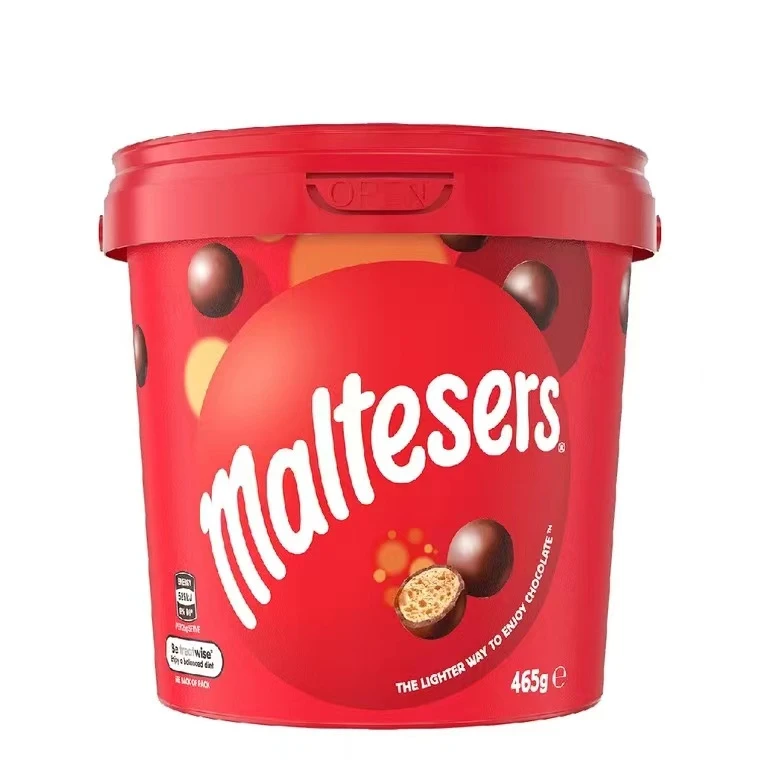澳洲原装进口Maltesers麦提莎麦丽素牛奶麦芽脆心夹心巧克力1桶装