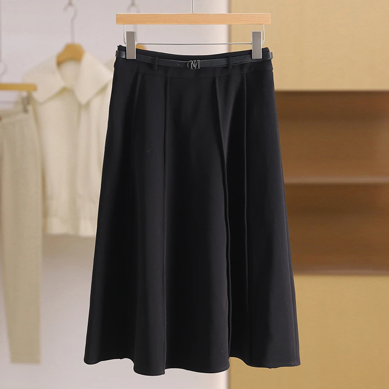 C550#品牌气质百搭半裙#QBY48E003