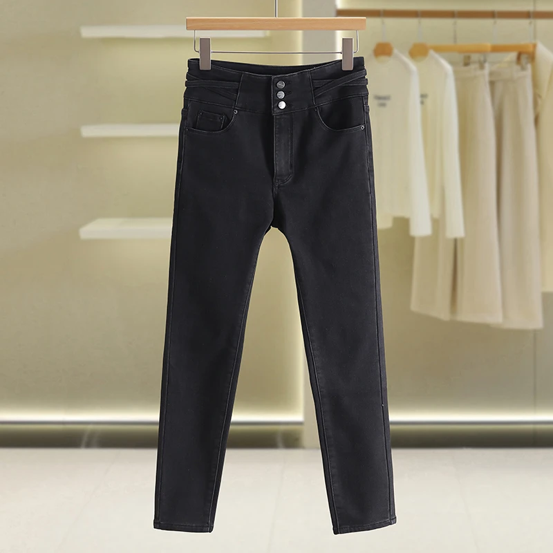 C604#品牌气质百搭牛仔裤#VZA38Z002