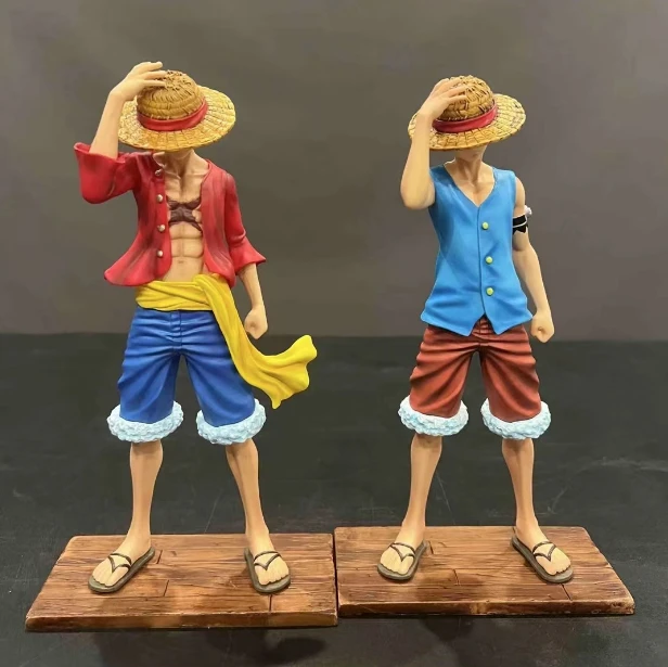 海贼王动漫周边 草帽两年c2路飞 共鸣系列 底座雕像模型桌面摆件