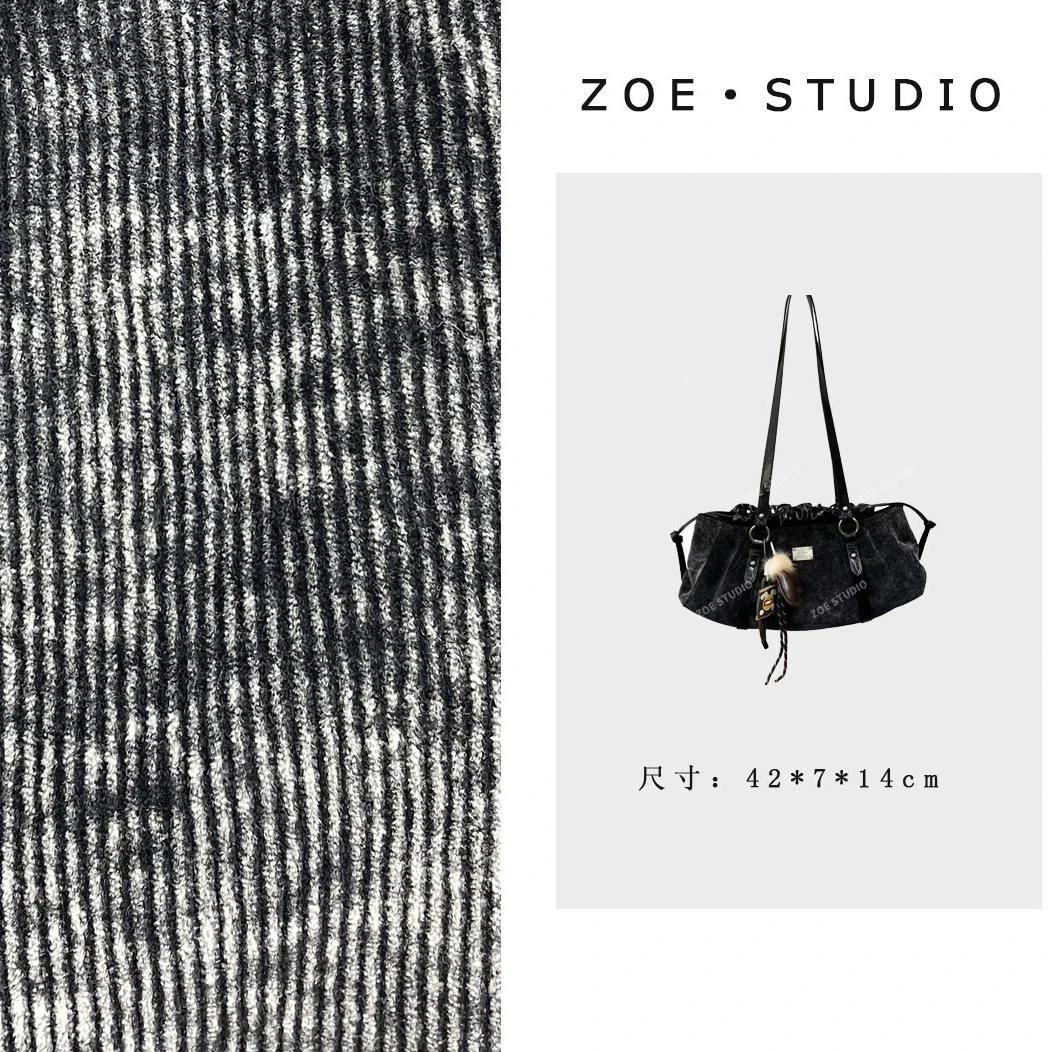 【佐伊甄选】QYX-81349-水墨画轻奢女士时尚复古百搭小众腋下斜跨包