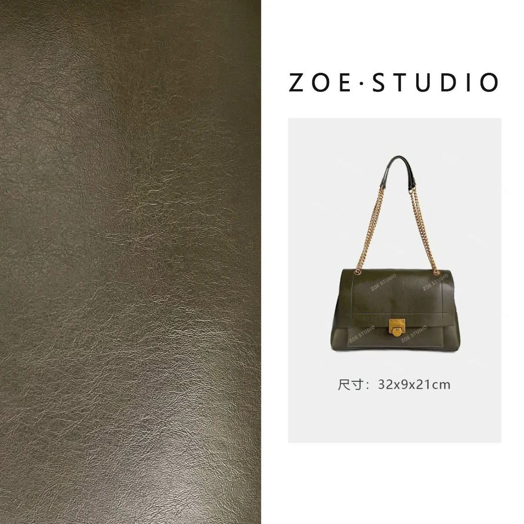 【佐伊甄选】SKL-H019-青苔绿轻奢女士时尚气质单肩小众腋下斜跨包