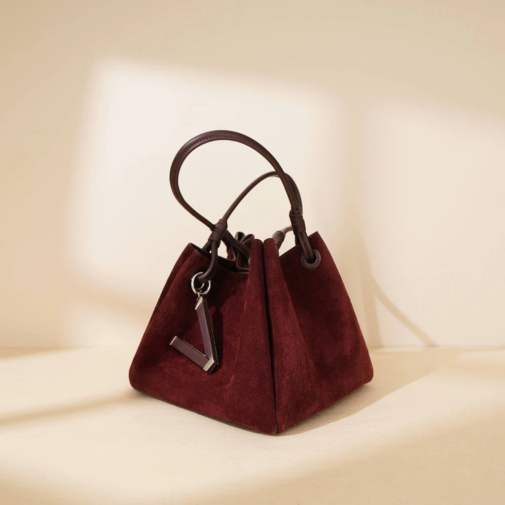 【佐伊甄选】ZG-F9848C-深酒红轻奢女士时尚潮流百搭通勤腋下斜挎包