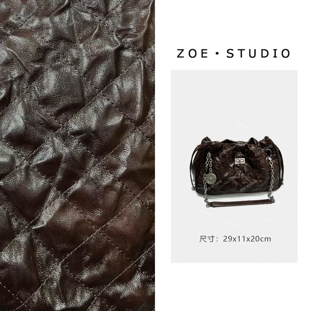 【佐伊甄选】ZT-D7089-可可拿铁轻奢女士时尚潮流百搭通勤斜挎包包