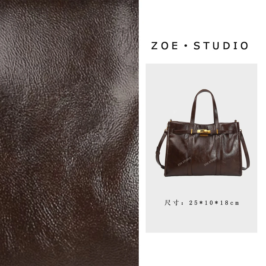 【佐伊甄选】SKL-7280-1-咖啡色春秋韩版时尚单肩手提女包轻奢真皮
