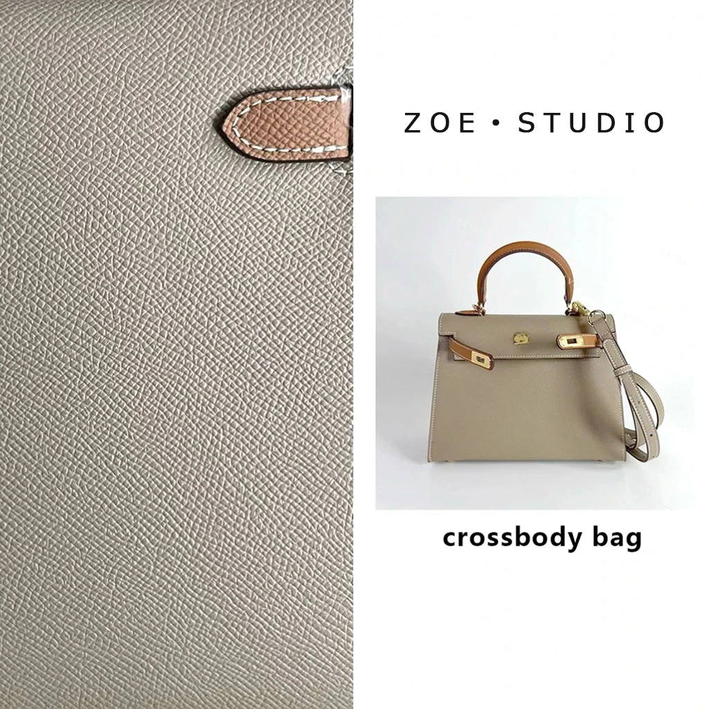 【佐伊甄选】XKY-6978-大象灰配棕轻奢女士时尚气质小众腋下斜跨包