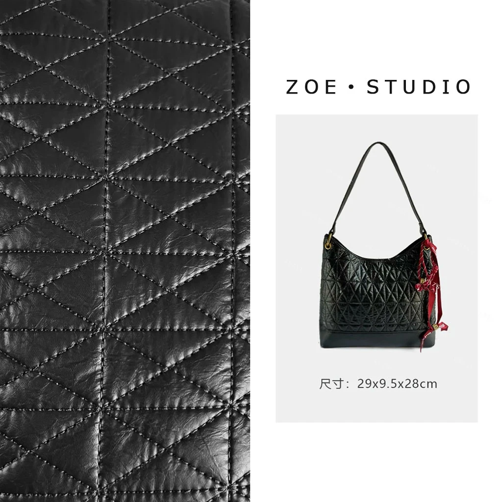 【佐伊甄选】QYX-72750-黑色时尚简约通勤韩版腋下斜挎包包