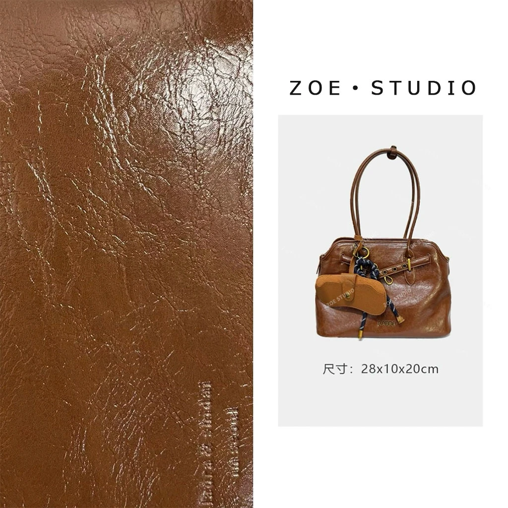 【佐伊甄选】SD-5028-深棕轻奢女士时尚百搭气质通勤单肩腋下斜跨包