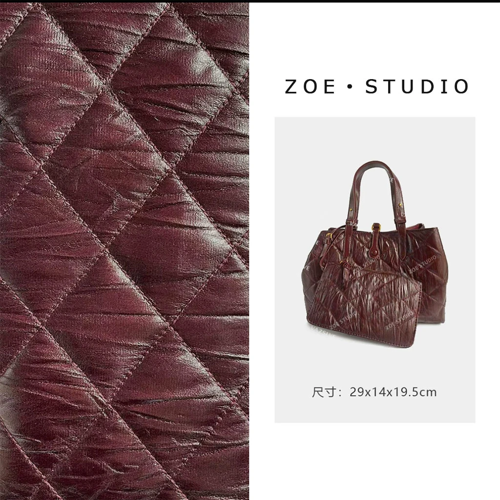 【佐伊甄选】SKL-5372-酒红轻奢女士时尚百搭单肩腋下斜挎包包