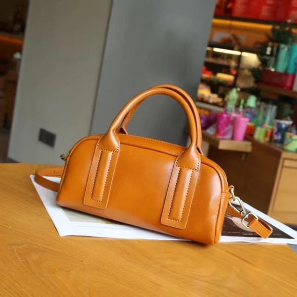 【佐伊甄选】XKY-6851-棕色女士潮流时尚经典气质斜跨包