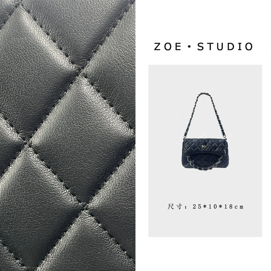 【佐伊甄选】FES-5128-黑色轻奢女士时尚气质通勤腋下斜跨包包