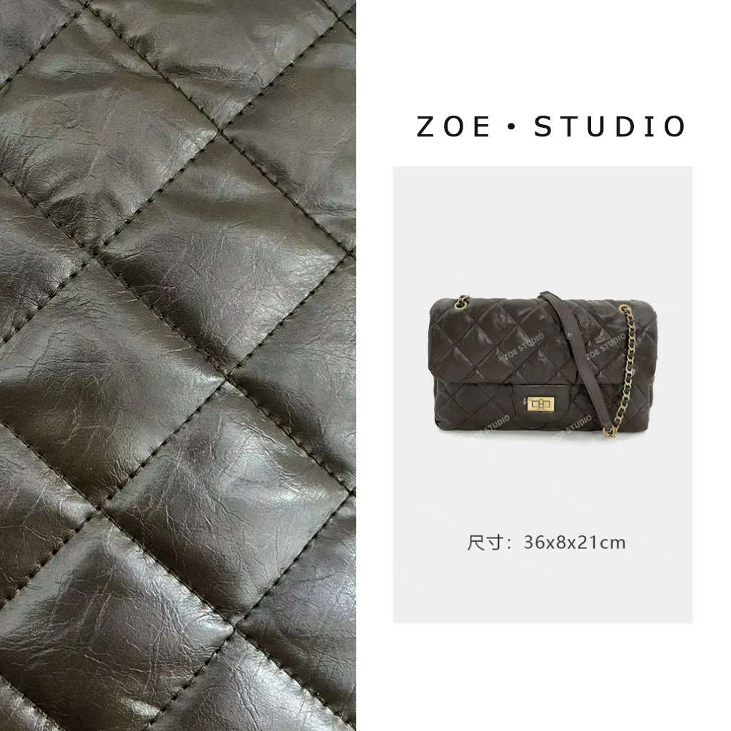 【佐伊甄选】QYX-9627-松茶色轻奢女士时尚通勤气质小众百搭斜挎包