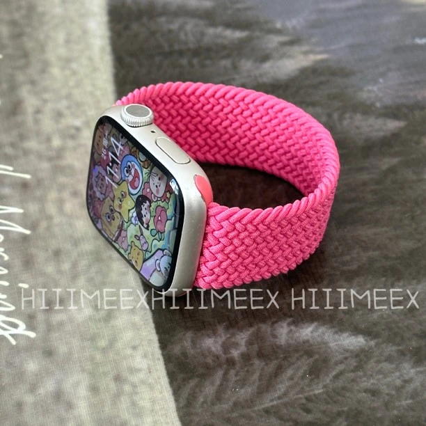 HIIIMEEX适用苹果手表 单圈编织表带applewatch8表带iwatch8系列