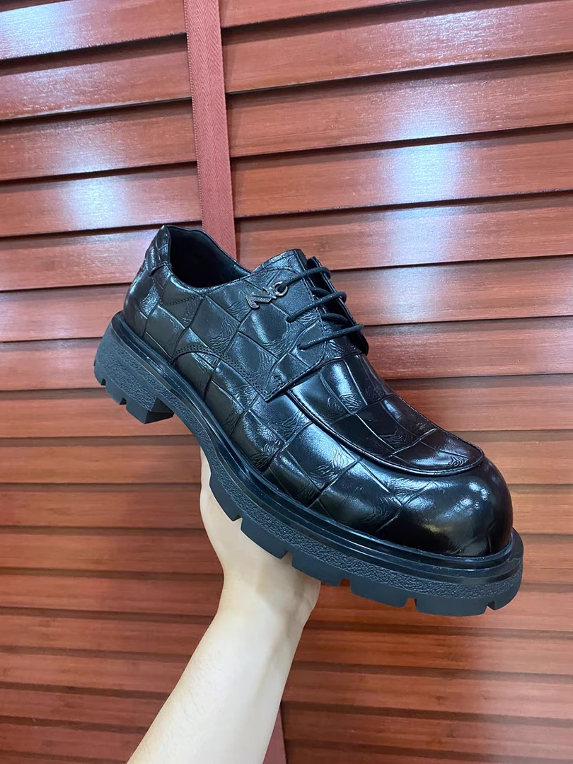 251085劳克士2024真皮商务正装休闲皮鞋男士英伦百搭高档大头鞋