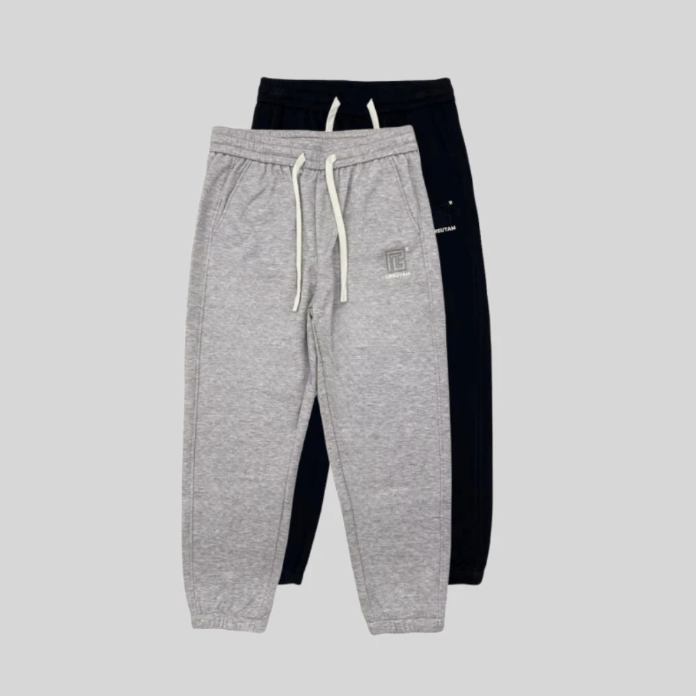 【秋季】PuGuan新款潮牌立裁小标字母束脚卫裤121