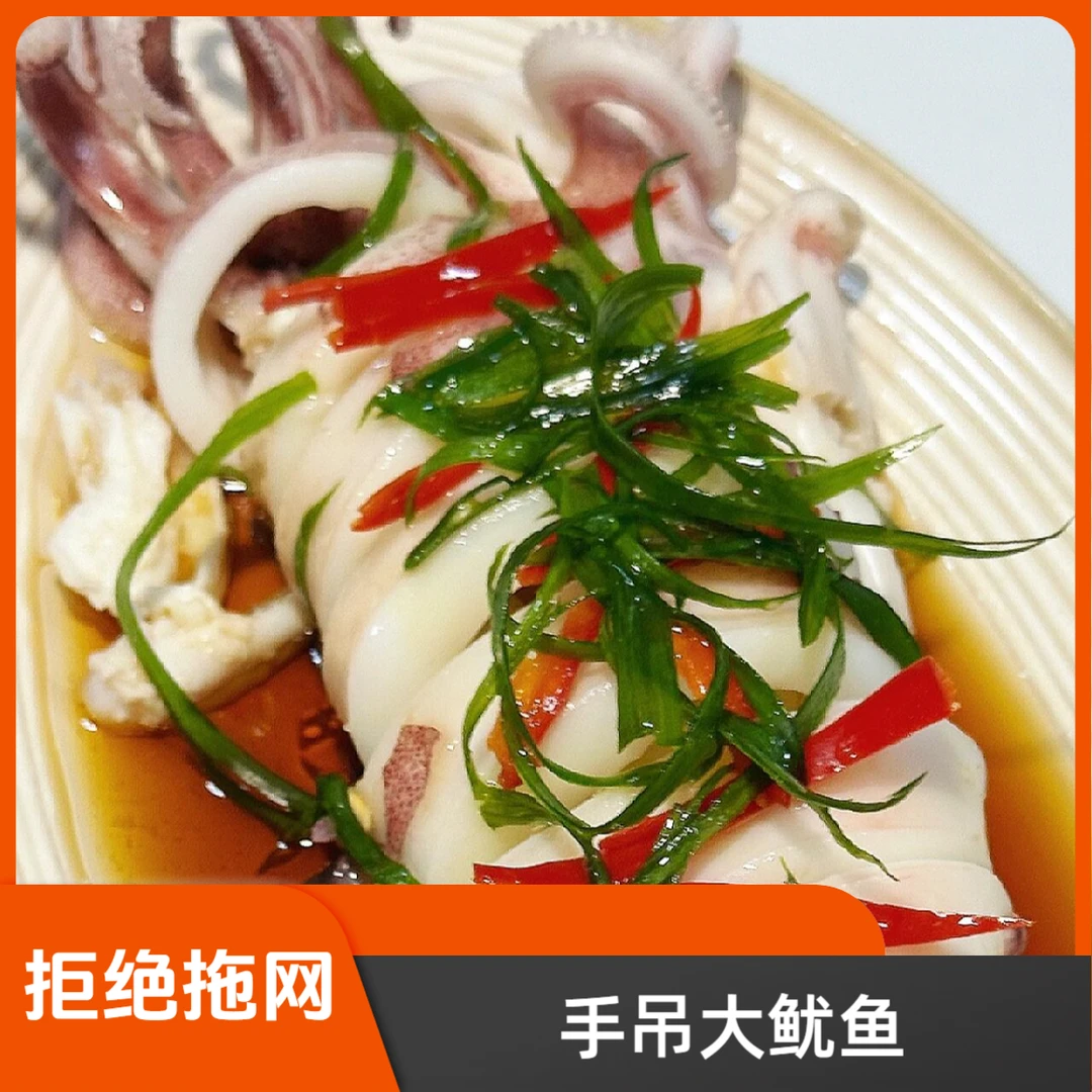 东山岛海钓大鱿鱼火箭鱿鱼鲜活刺身枪鱿大管特大鱿鱼新鲜海鲜
