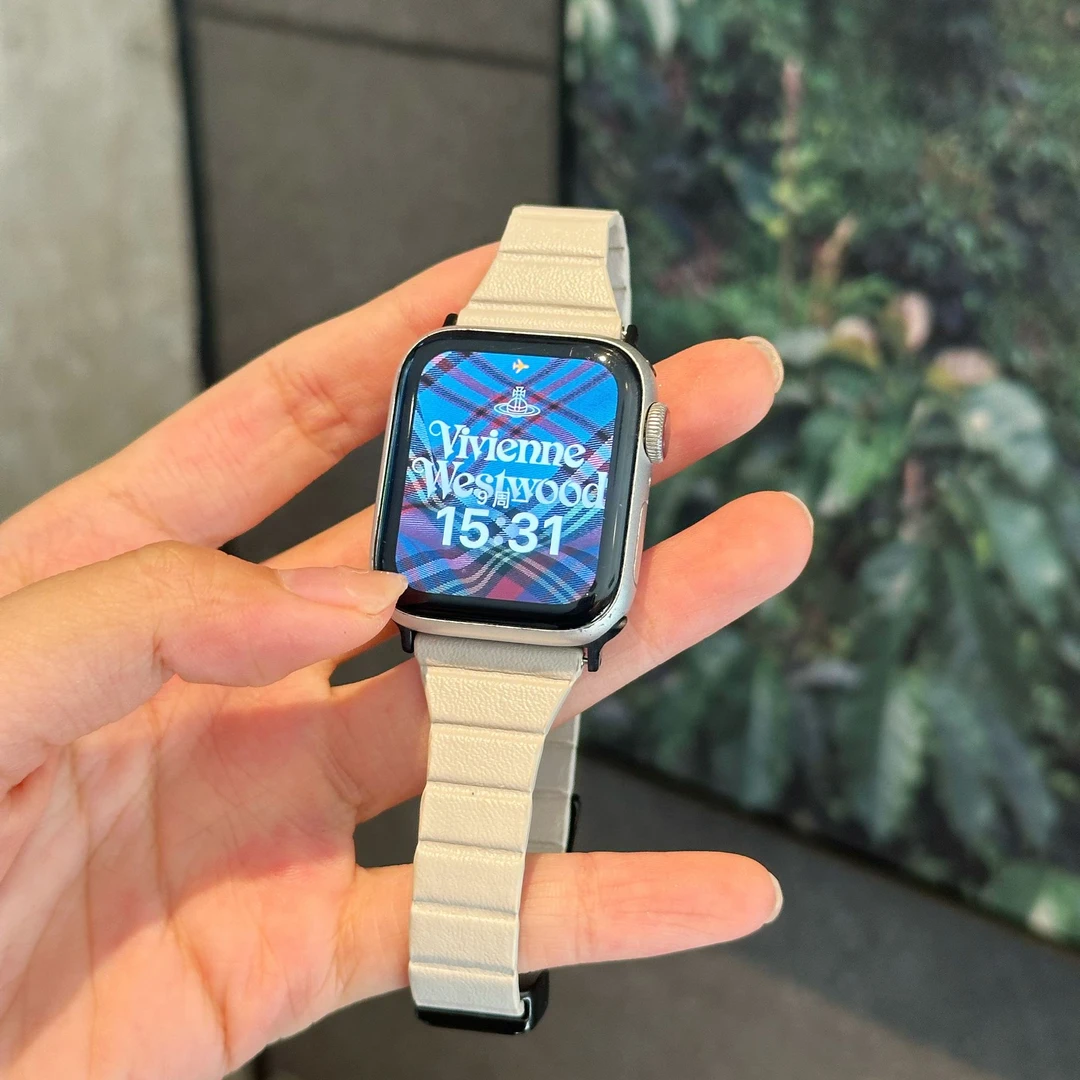 【磁吸超纤】适配于苹果applewatch1-11seUItra高级感磁吸手表带